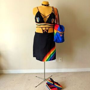$5 Item! BNIB SHEIN Curve 3X Rainbow Pride Bralette